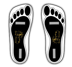 HeeStar spray tan feet pads pack ready for salon use to prevent staining.