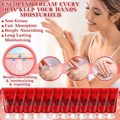 Heigble hand cream at workspace or home for quick moisturization.