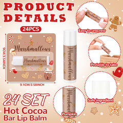 Heigble hot cocoa lip balm tube close-up showing smooth, non-greasy hydration