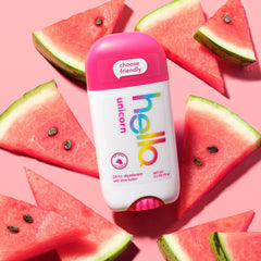 hello Unicorn 24-hour freshness concept with long-lasting protection