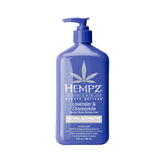 Hempz Body Lotion Lavender Chamomile bottle for calming daily hydration.