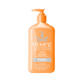 Hempz Citrus Blossom bottle highlights Vitamin C for radiant skin