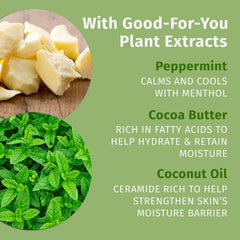 Ingredients highlight hemp seed oil in Hempz Scrub for hydration.