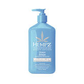 Hempz Ocean Breeze lotion pump offers quick daily hydration for smooth, refreshed skin.