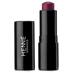 Henne Organics Luxury Lip Tint Muse Berry Mauve close-up shows moisturizing sheer color