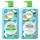 Herbal Essences Hello Hydration shampoo bottle showing hydrating formula for dry hair