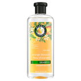 Herbal Essences Orange Citrus Blossoms bottle pour signals a refreshing cleanse