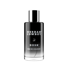 Herban Cowboy Dusk bottle front—bold masculine scent for daily confidence.