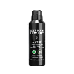 Herban Cowboy Dusk cedar hints bottle delivers long-lasting freshness.