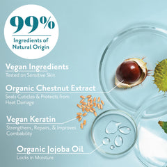 Herbatint Hydrate Conditioner shine and softness image shows refreshed, healthy strands.