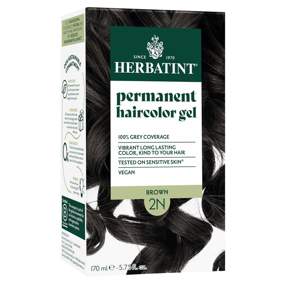 Herbatint Natural Series 2N Brown packaging for eco-friendly home color