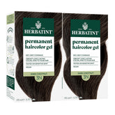 Herbatint permanent hair dye 3N dark chestnut packaging highlights eco-friendly design and generous product volume.