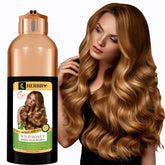 HERBBY Wild Honey Color bottle closeup showing seamless gray coverage.