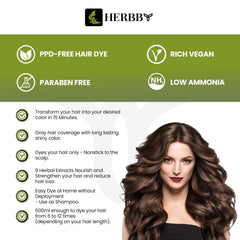 Herbby 9-herbal-extracts-ingredients showcase nourishing formula for smoother hair.