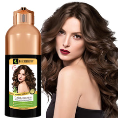 Herbby gray-hair-coverage shows even natural-looking color and lasting shine.