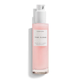 HERBIVORE Pink Cloud Cleanser bottle dispensing, gentle makeup removal and hydration.