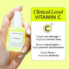 HERBIVORE Milky Way serum bottle—gentle exfoliation with soothing oat texture.