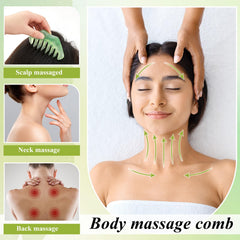 Hercicy resin scalp comb soft-touch finish for gentle scalp care.