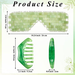Hercicy gua sha facial massage comb relaxes scalp and facial tension.