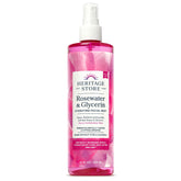 Heritage Store Rosewater & Glycerin mist bottle provides refreshing hydration on the go