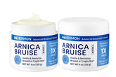 Hermon Arnica Bruising Cream bottle shows premium formula for targeted bruising support.