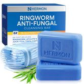 Hermon powerful ringworm soap packaging shows a 2-pack for daily use.