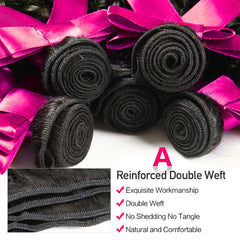 Hermosa Brazilian curly hair double-weft bundle for durable wear and reduced shedding.