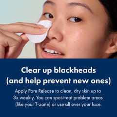 Hero Cosmetics Pore Release 2% BHA with AHA and PHA signals multi-acid exfoliation for clearer pores.