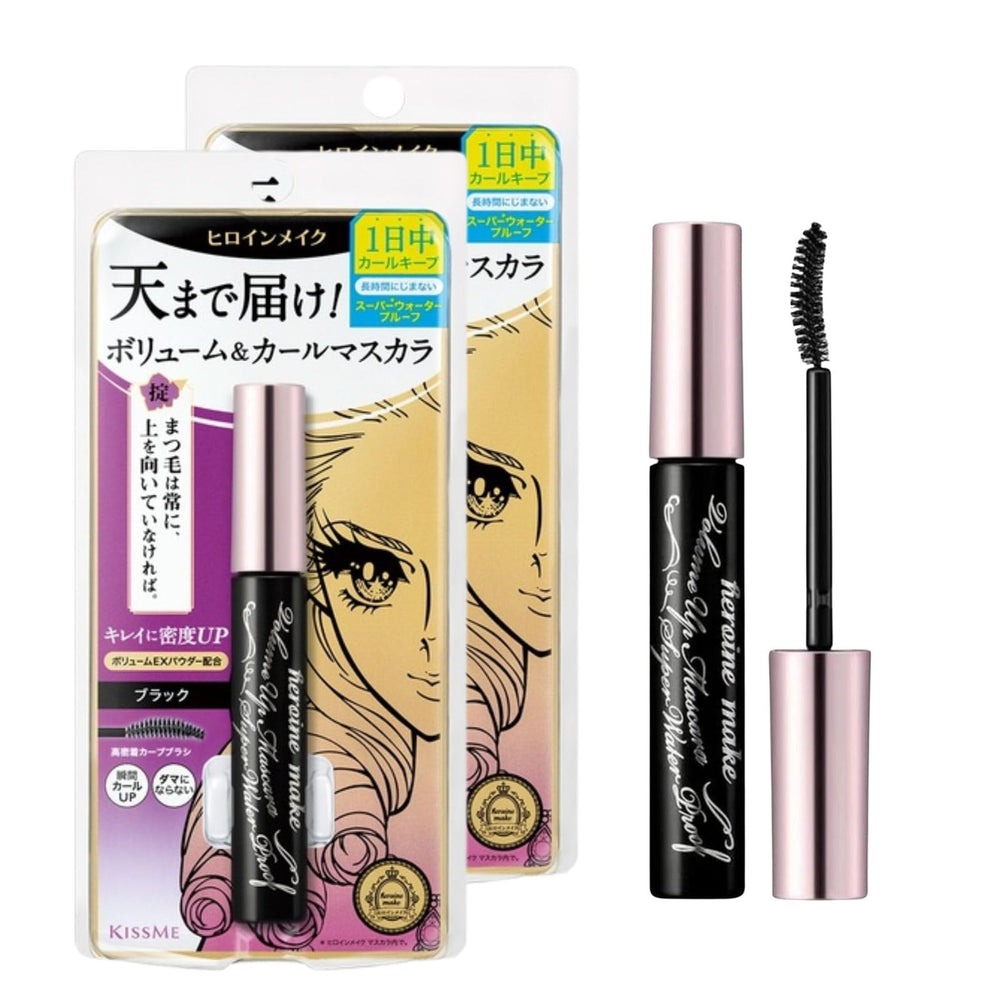 Heroine Make voluminous waterproof mascara delivers all-day curl and fullness.