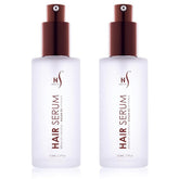 HerStyler Argan Oil Serum bottle delivers glossy shine and frizz control for all hair types