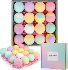 HESORIX organic bath bombs lavender — soothing scent for unwind rituals.
