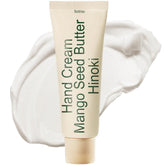 hetras hinoki perfume hand cream bottle with fresh cypress scent and light hydration