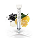 HEVEBLUE Black Yuja Bean Lifting Eye Cream bottle offers hydration for the eye area