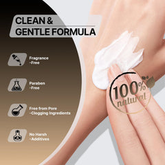 Hexkin face mask cream layer transforming to clear peelable film