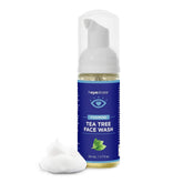 Heyedrate tea tree foaming face wash bottle enabling dual cleanse
