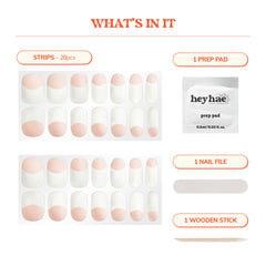 Heyhae easy-apply gel strips ready to wear anywhere no lamp needed