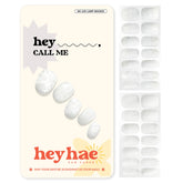 Heyhae semi-cured-nail-strips glitter-pattern shows dazzling sparkle for chic nails