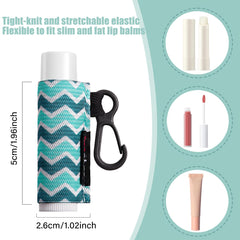 HEYSKAY chapstick holder keychain keeps lip balm secure with keys
