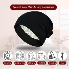 Heywhose satin interior detail highlights gentle hair protection and reduced friction
