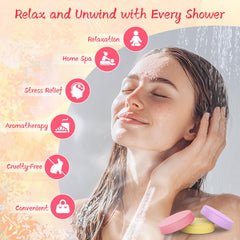 HFHO shower steamers lemon fragrance pack highlighting citrus brightness
