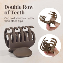 HFLYJPYW half-up medium-rectangle clip ideal for versatile hairstyles