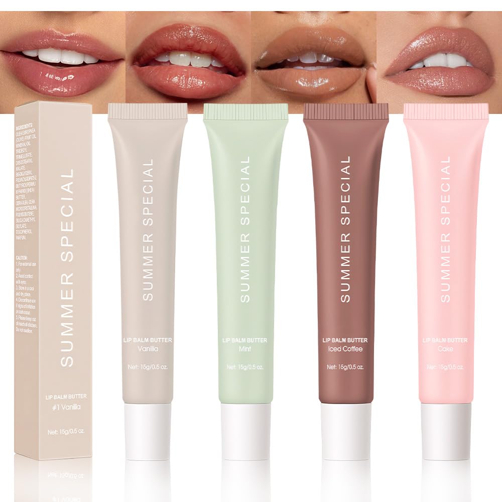 HHLTOH butter lip balm packaging shows a compact travel-friendly set for on-the-go hydration