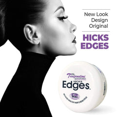 Hicks Total Transformations Edges Gel close-up shows non-flaky finish with subtle shine.