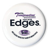 Hicks Total Transformations Edges Styling Gel bottle provides strong hold for sleek edges.