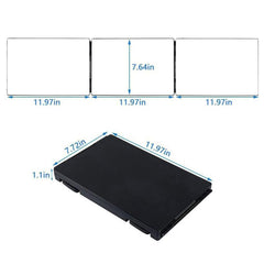 HIEEY 360 trifold mirror with 180° swivel for flexible positioning.