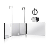 HIEEY 3 Way Mirror with LED lights front view for precise grooming and makeup