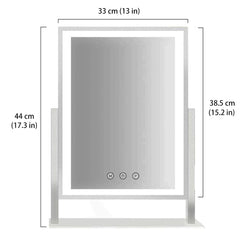 HIEEY lighted makeup mirror edge LED strip for glare-free edges.