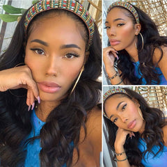 higher headband wig stretch headband for easy glue-free wear
