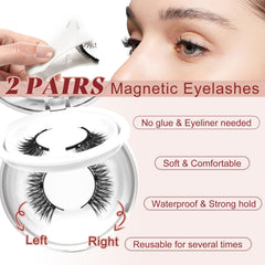 Higu clace magnetic eyelashes applicator enabling precise placement