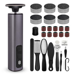 HILUDEER electric foot callus remover 9 speeds for smoother at-home pedicures